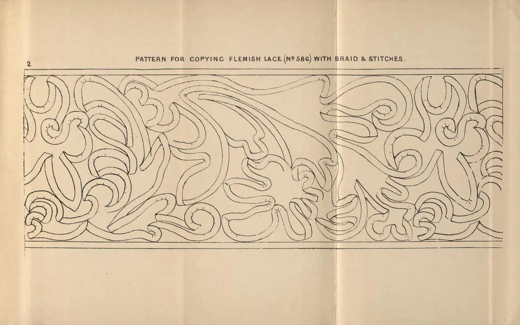 An illustration from Old point lace and how to copy and imitate it, 1878, leaf 30
