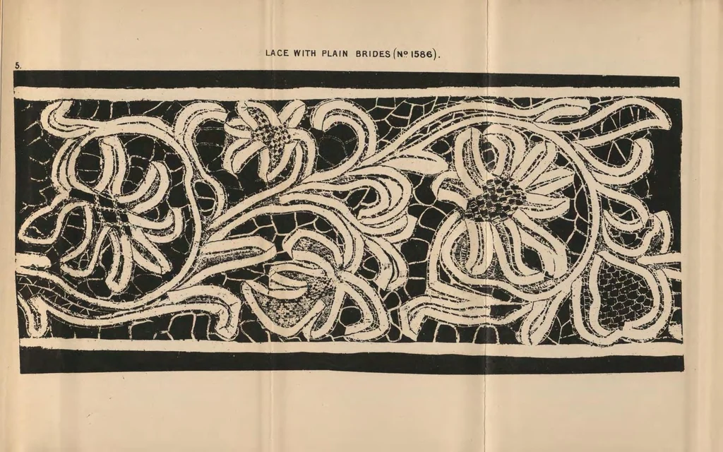 An illustration from Old point lace and how to copy and imitate it, 1878, leaf 36