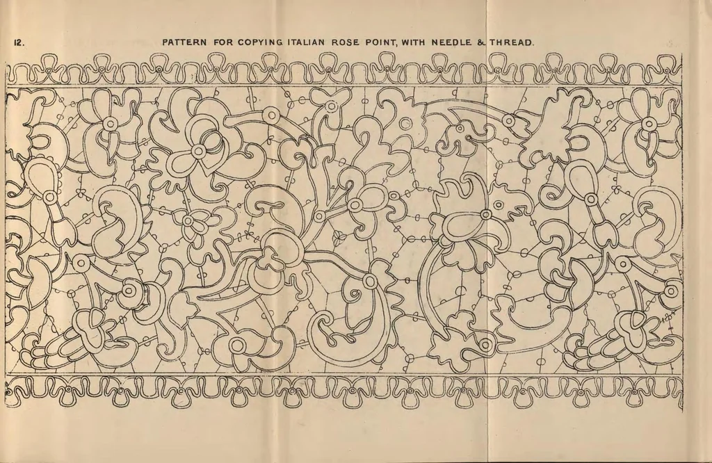 An illustration from Old point lace and how to copy and imitate it, 1878, leaf 50