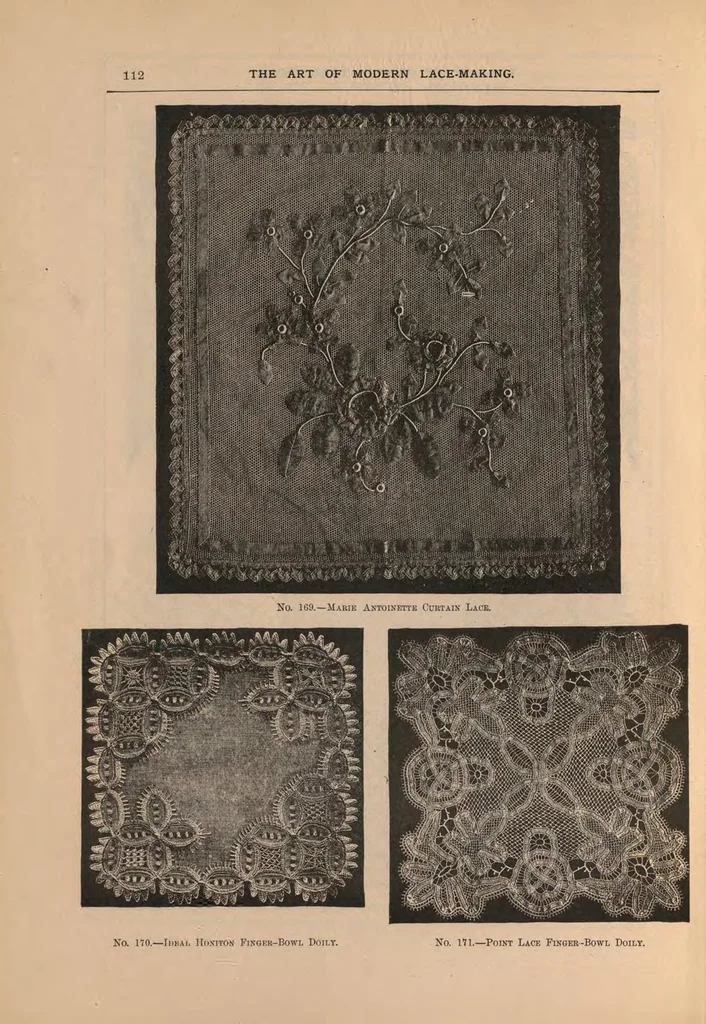 An illustration from The art of modern lace-making, 1896, leaf 117
