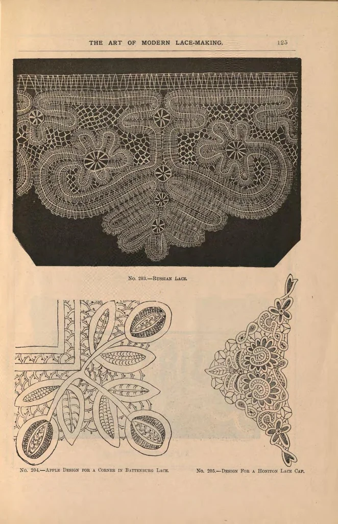 An illustration from The art of modern lace-making, 1896, leaf 130