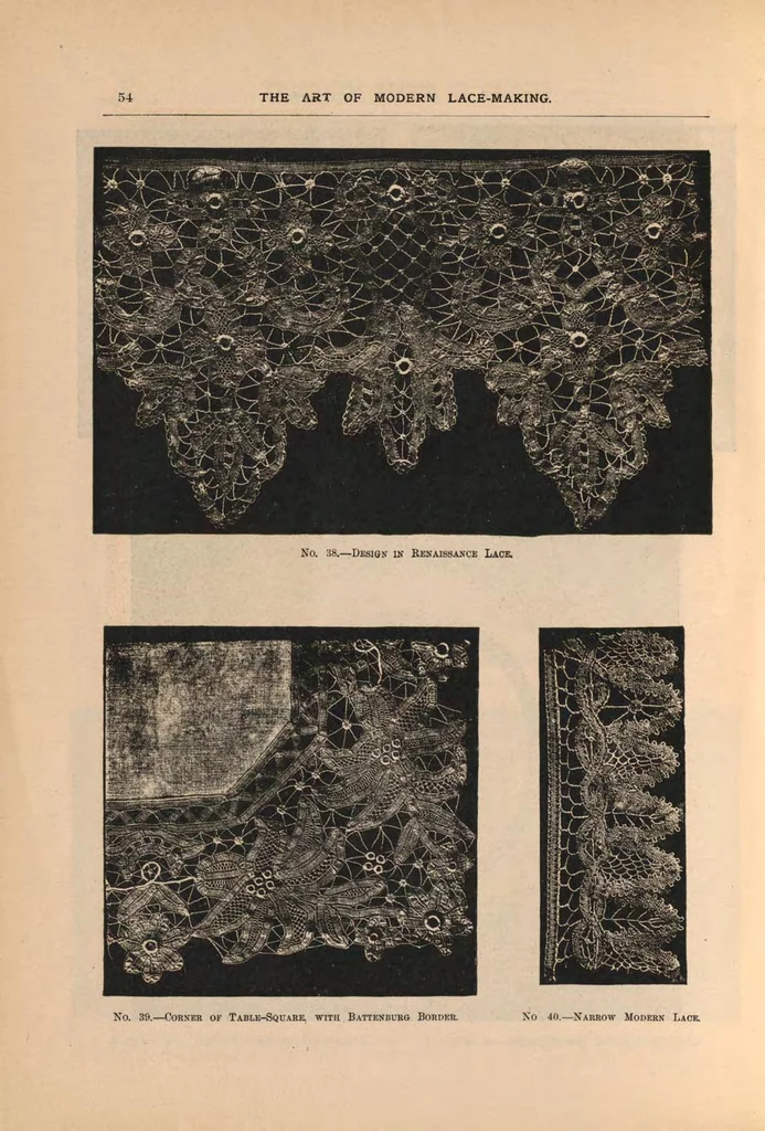 An illustration from The art of modern lace-making, 1896, leaf 59