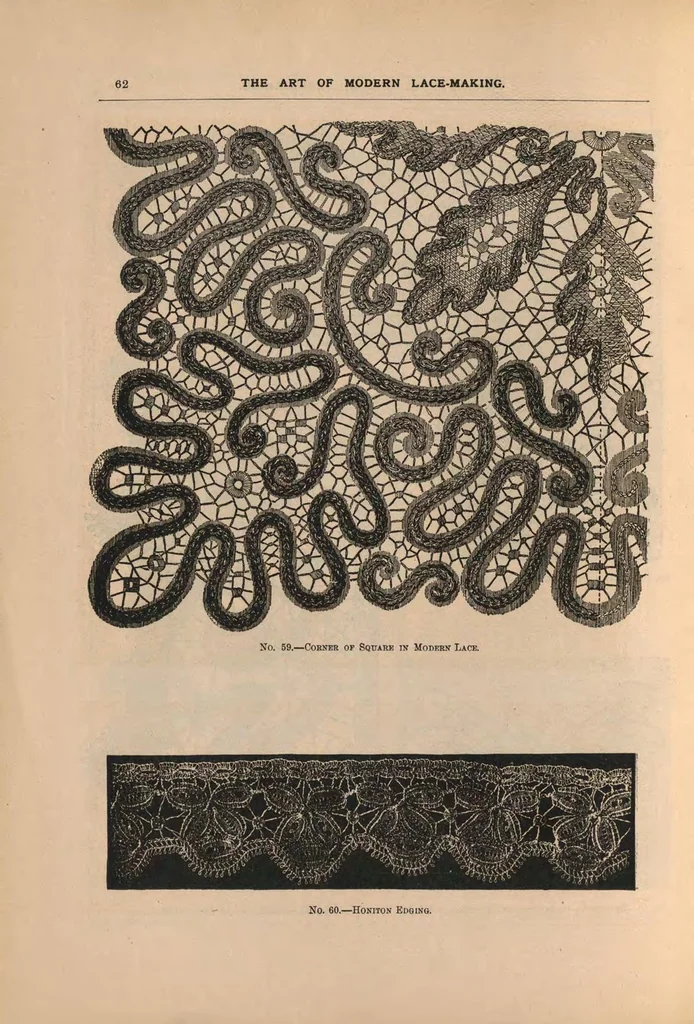An illustration from The art of modern lace-making, 1896, leaf 67
