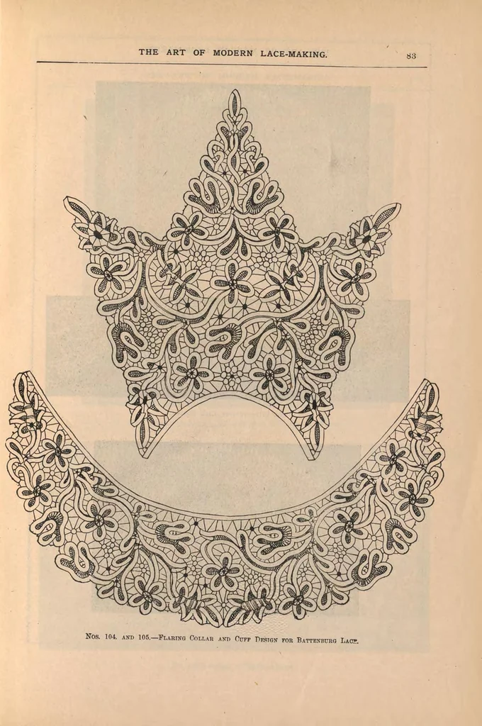 An illustration from The art of modern lace-making, 1896, leaf 88