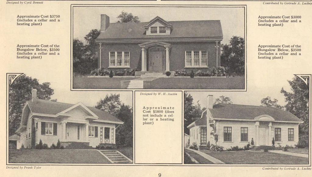 An illustration from Journal bungalows, 1916, leaf 10