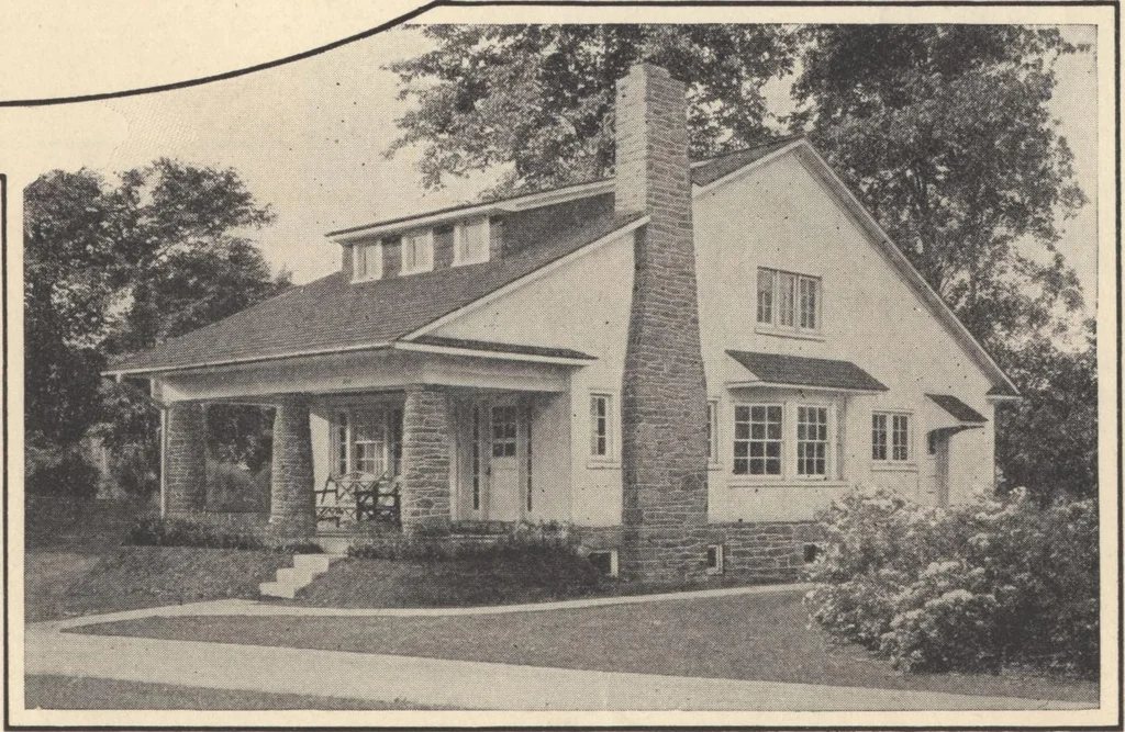 An illustration from Journal bungalows, 1916, leaf 16