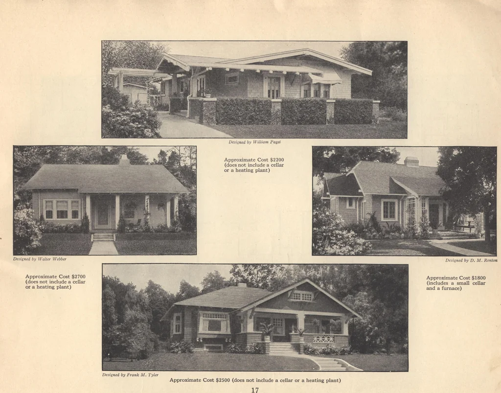 An illustration from Journal bungalows, 1916, leaf 18