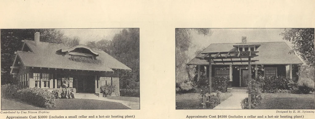 An illustration from Journal bungalows, 1916, leaf 24