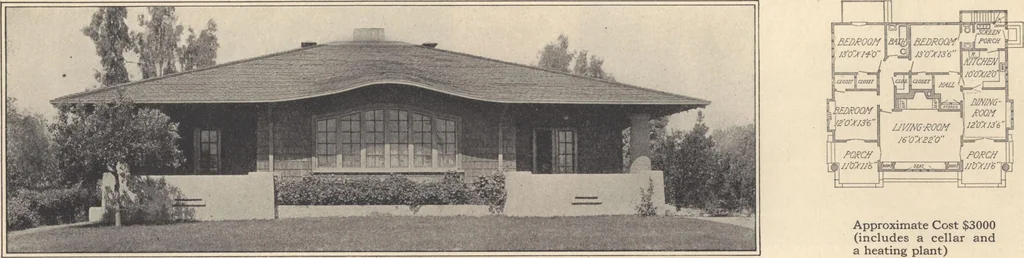 An illustration from Journal bungalows, 1916, leaf 25
