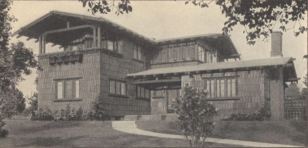 An illustration from Journal bungalows, 1916, leaf 29