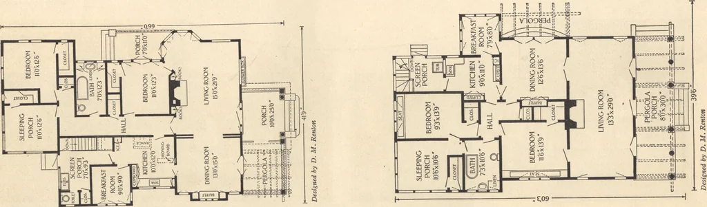 An illustration from Journal bungalows, 1916, leaf 31