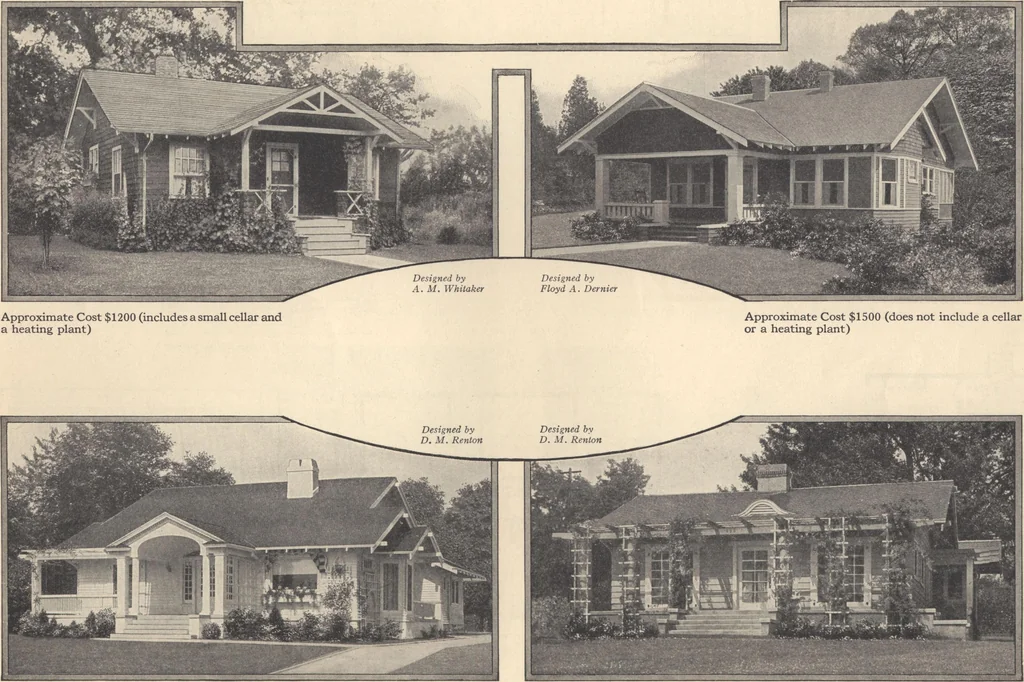 An illustration from Journal bungalows, 1916, leaf 32