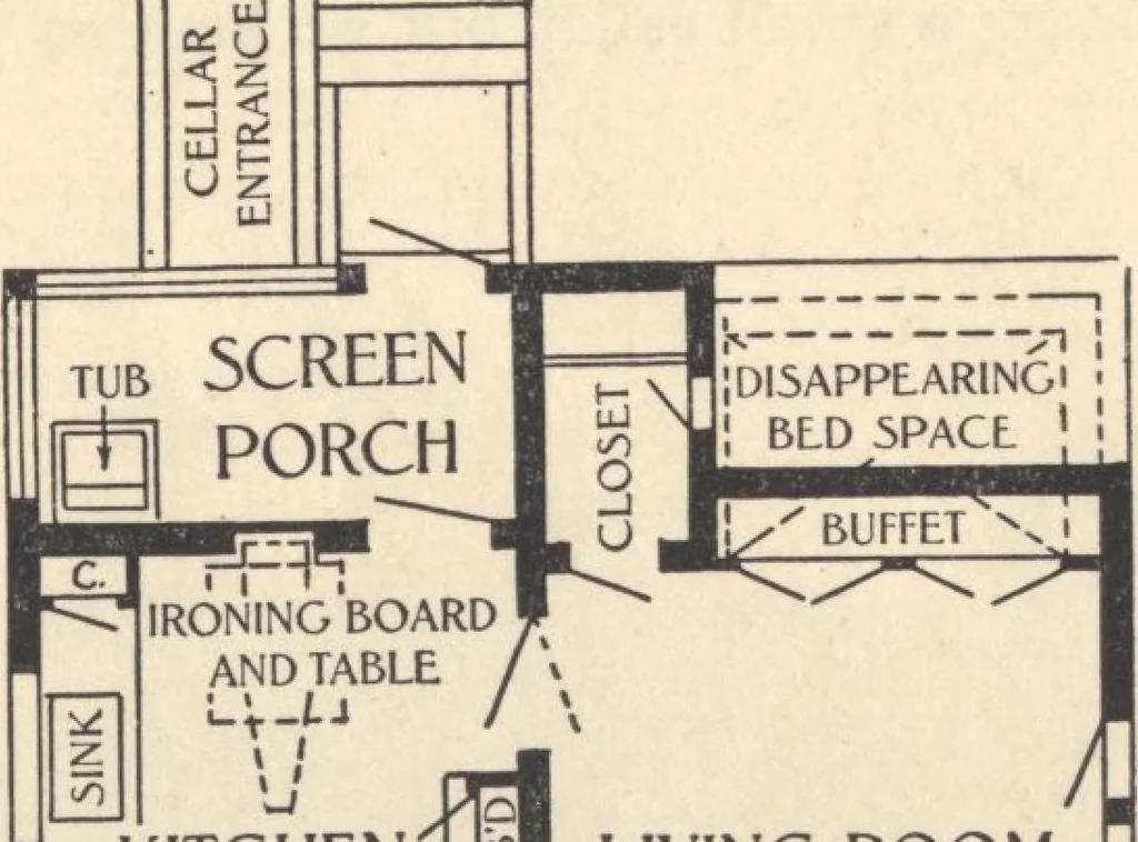 An illustration from Journal bungalows, 1916, leaf 35