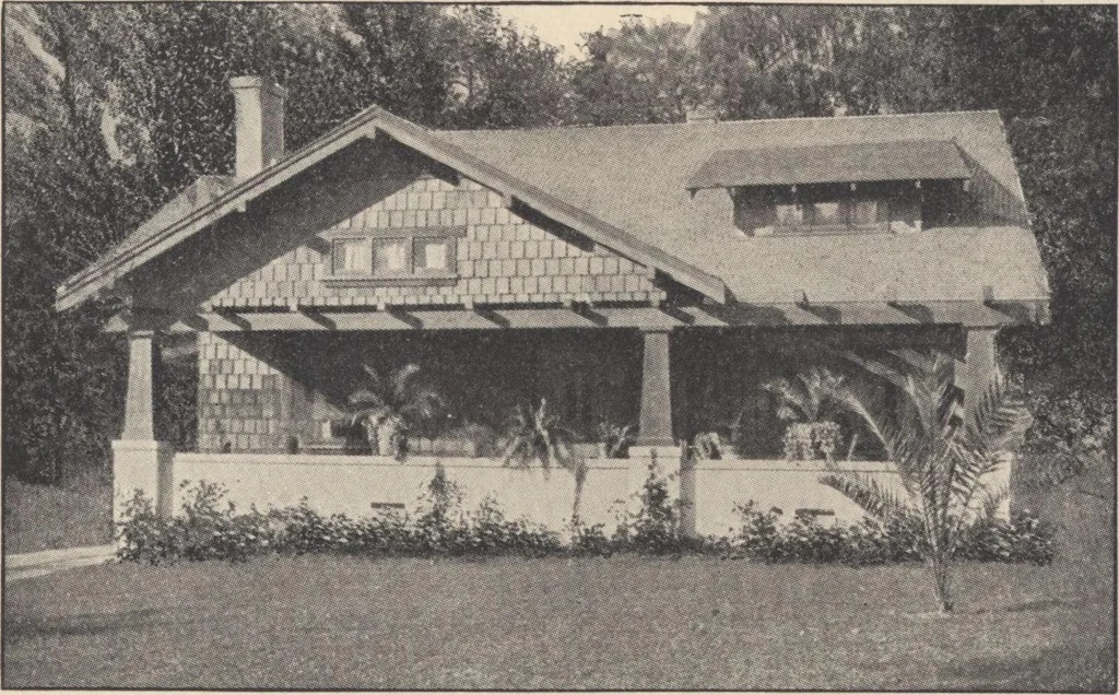 An illustration from Journal bungalows, 1916, leaf 36
