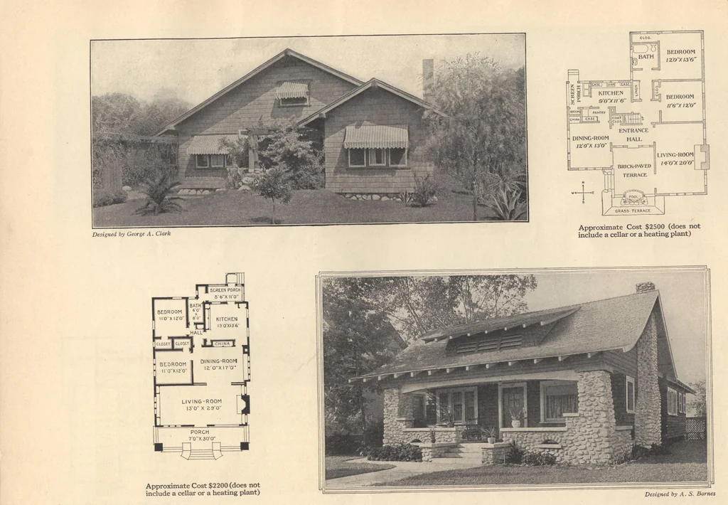 An illustration from Journal bungalows, 1916, leaf 39