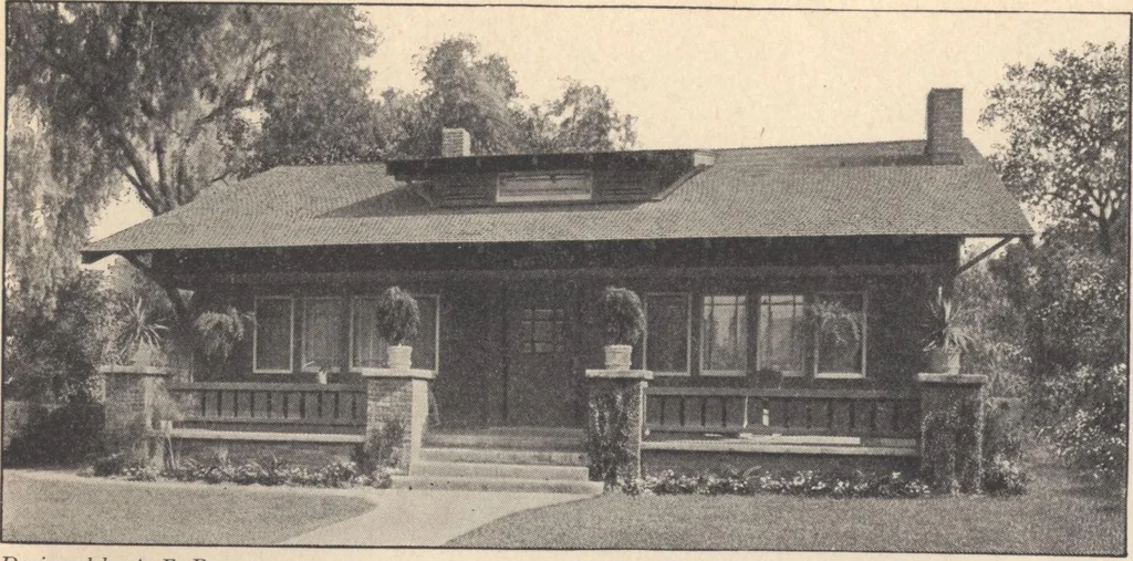 An illustration from Journal bungalows, 1916, leaf 42