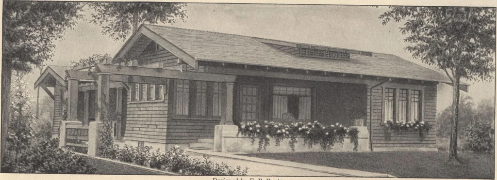 An illustration from Journal bungalows, 1916, leaf 42