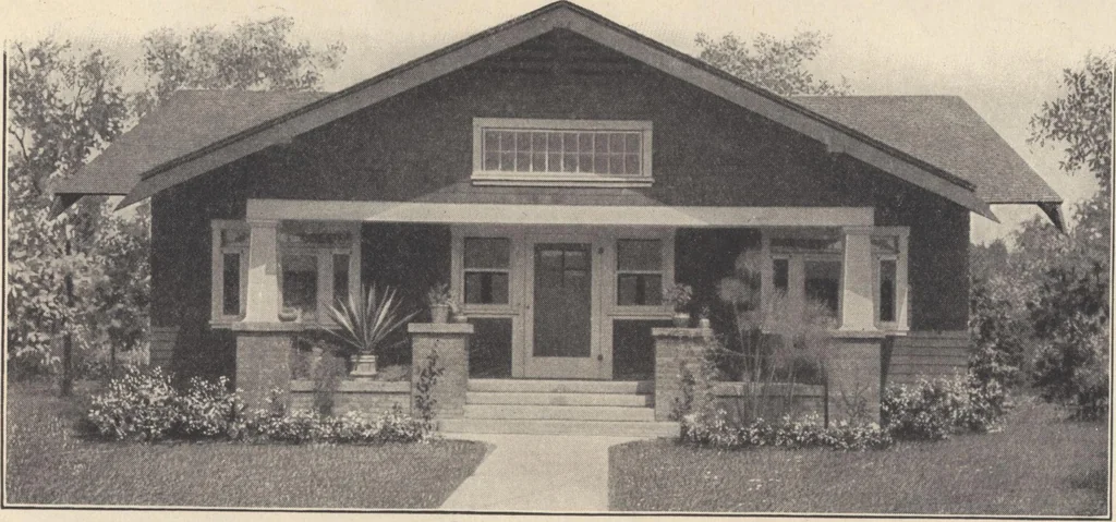An illustration from Journal bungalows, 1916, leaf 46