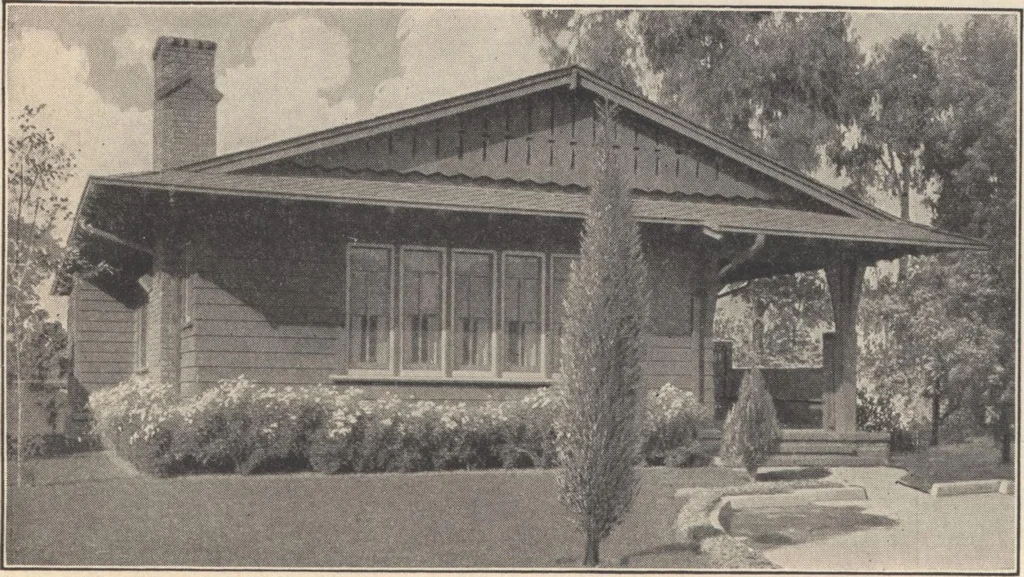 An illustration from Journal bungalows, 1916, leaf 46