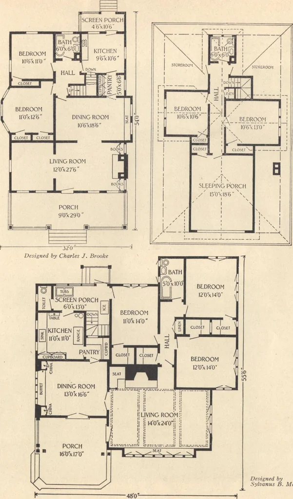An illustration from Journal bungalows, 1916, leaf 49