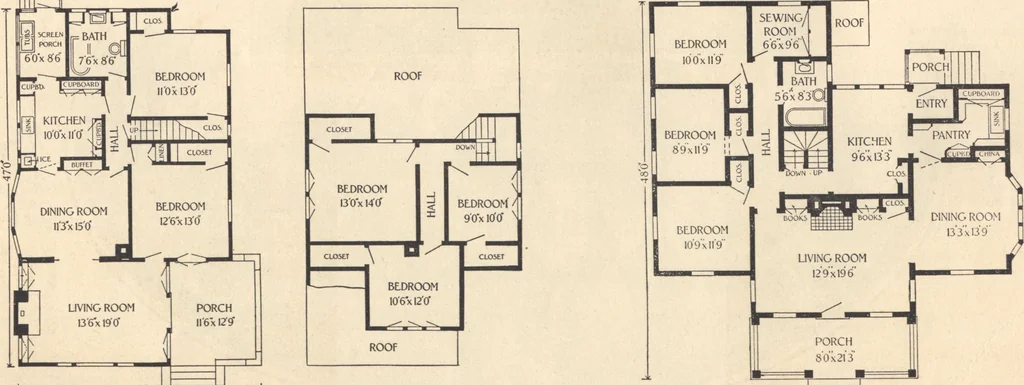 An illustration from Journal bungalows, 1916, leaf 51