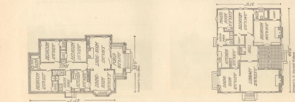 An illustration from Journal bungalows, 1916, leaf 57