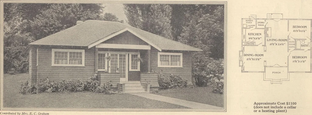 An illustration from Journal bungalows, 1916, leaf 60
