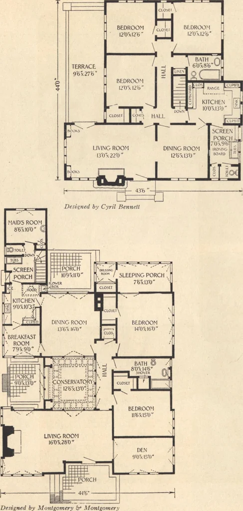 An illustration from Journal bungalows, 1916, leaf 61