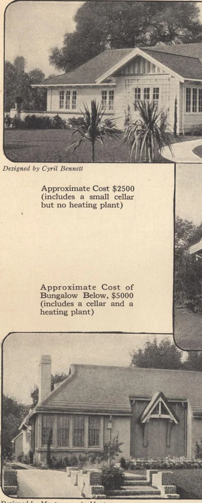 An illustration from Journal bungalows, 1916, leaf 62