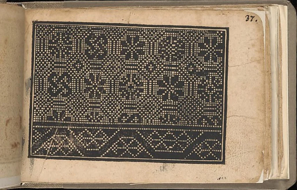 An illustration from Schön newes Modelbuch, von 500...., 1608, leaf 35