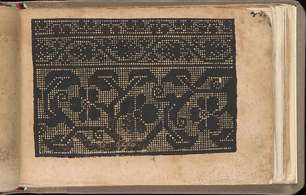 An illustration from Schön newes Modelbuch, von 500...., 1608, leaf 45