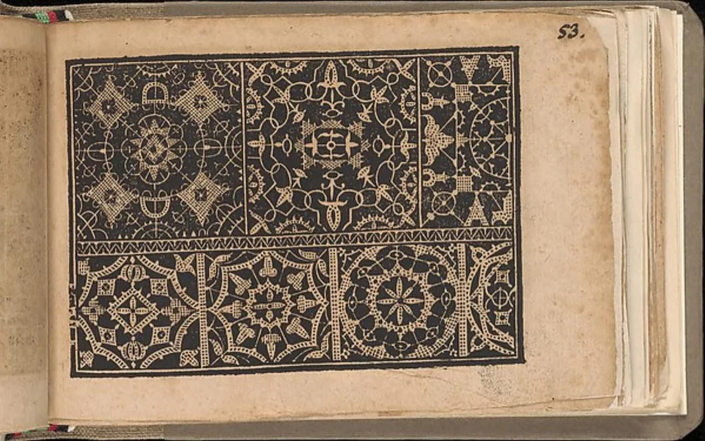 An illustration from Schön newes Modelbuch, von 500...., 1608, leaf 51