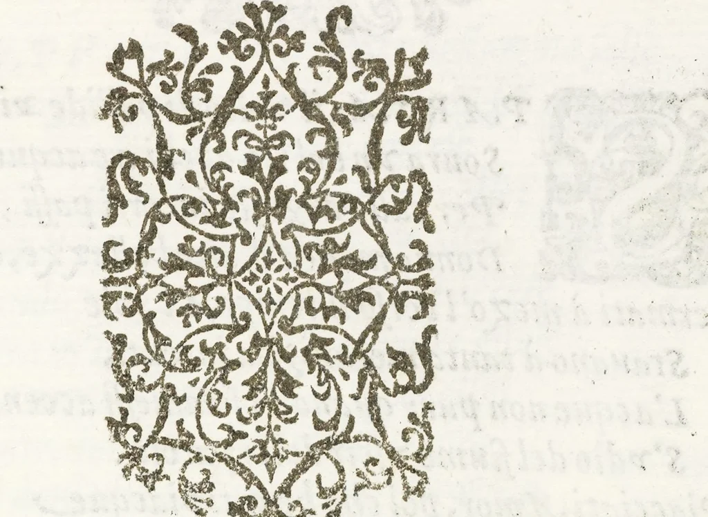 An illustration from Rime degl'illvstrissimi sig. academici Eterei. All'illustriss. & reuerendiss . sig. il signor Cardinale Scipione Gonzaga ... (1588), 1588, leaf 109