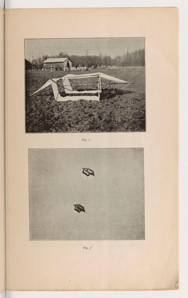An illustration from Les Cerfs Volants Observatoires C Romain Charles Armand, 1912, leaf 14