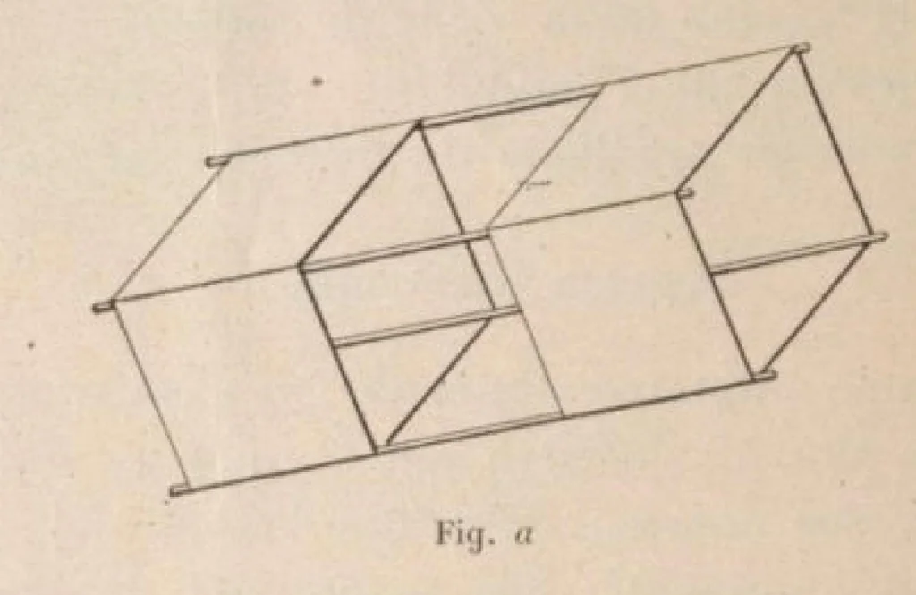 An illustration from Les Cerfs Volants Observatoires C Romain Charles Armand, 1912, leaf 7