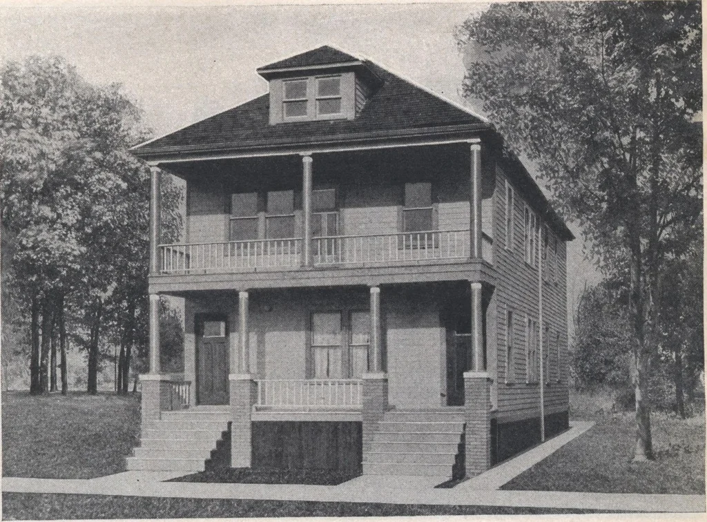 An illustration from Book A-7 of one hundred homes, 1917, leaf 100