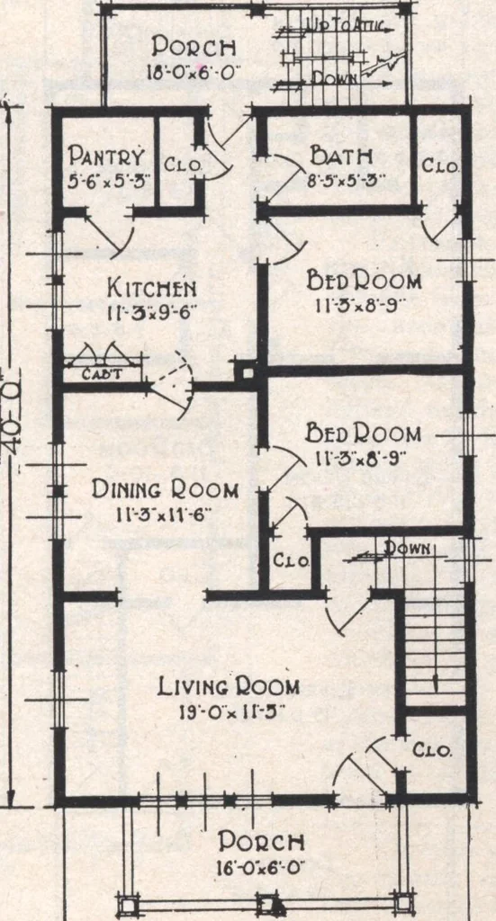 An illustration from Book A-7 of one hundred homes, 1917, leaf 102