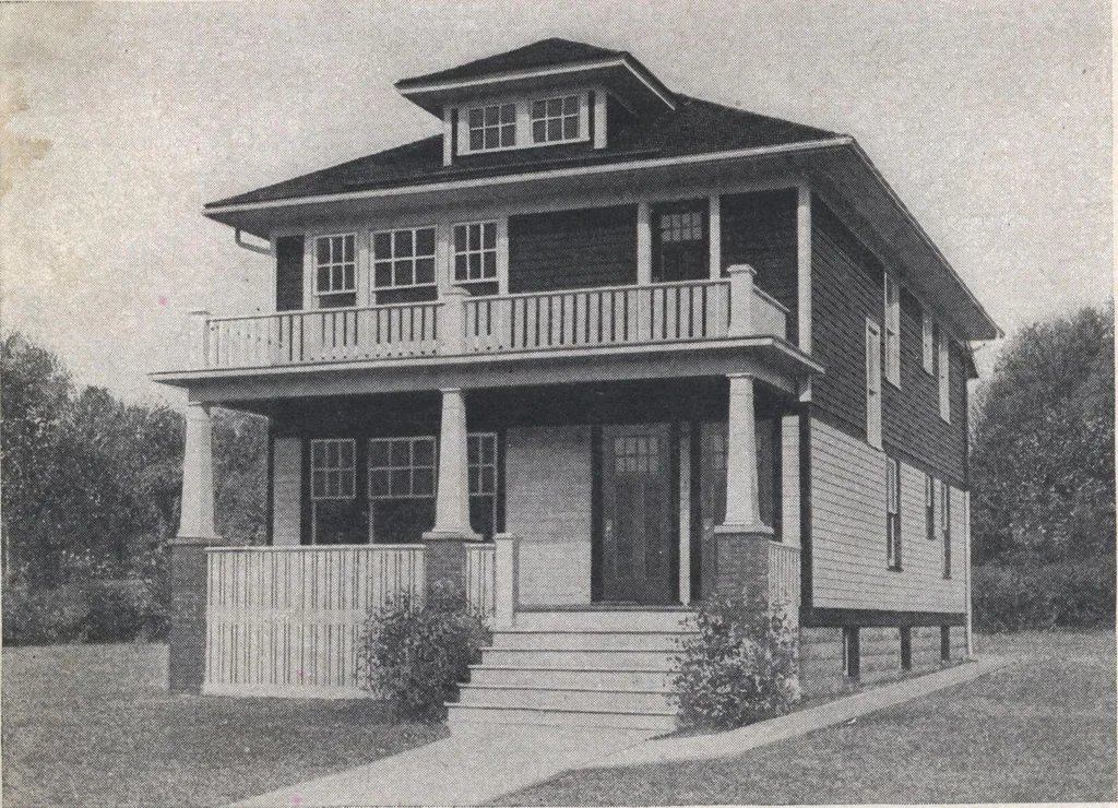 An illustration from Book A-7 of one hundred homes, 1917, leaf 103
