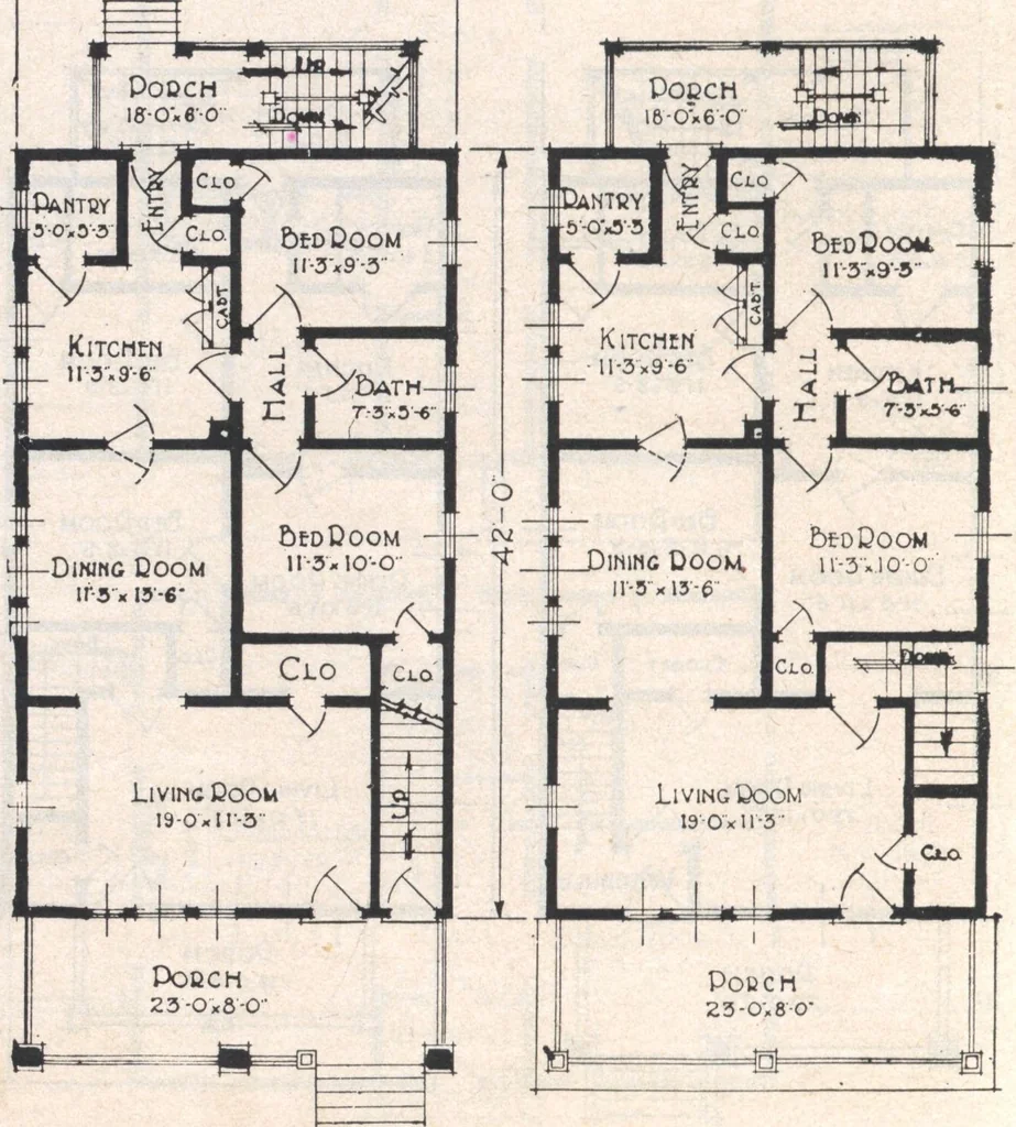 An illustration from Book A-7 of one hundred homes, 1917, leaf 103
