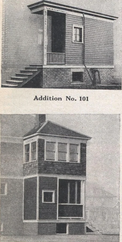An illustration from Book A-7 of one hundred homes, 1917, leaf 107
