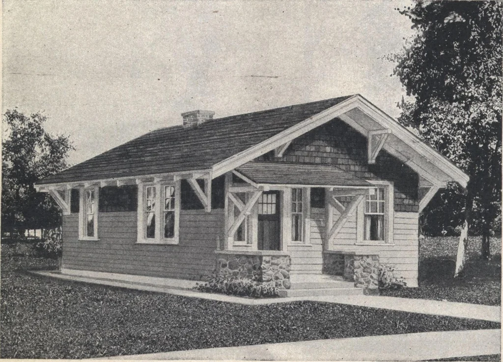 An illustration from Book A-7 of one hundred homes, 1917, leaf 13