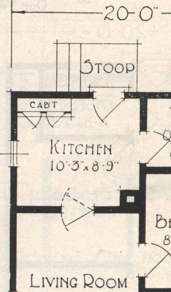 An illustration from Book A-7 of one hundred homes, 1917, leaf 15