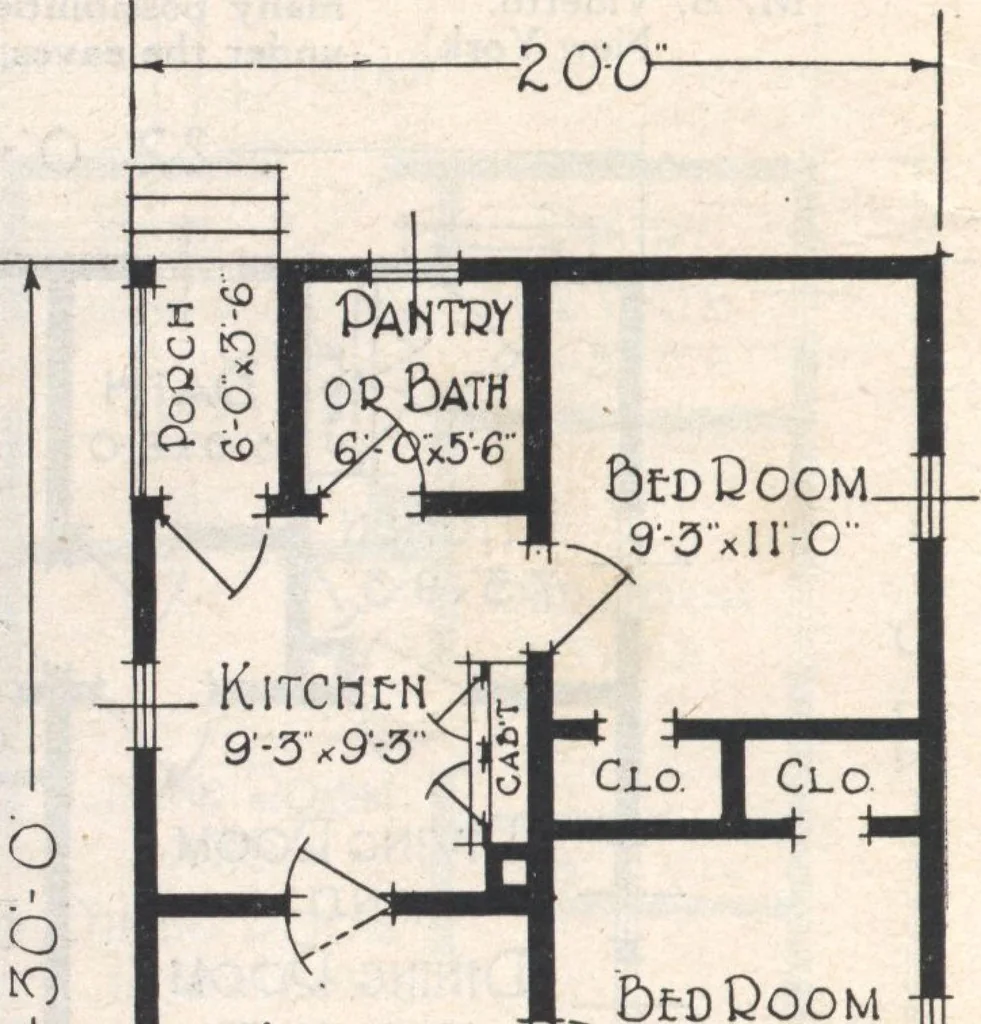 An illustration from Book A-7 of one hundred homes, 1917, leaf 17
