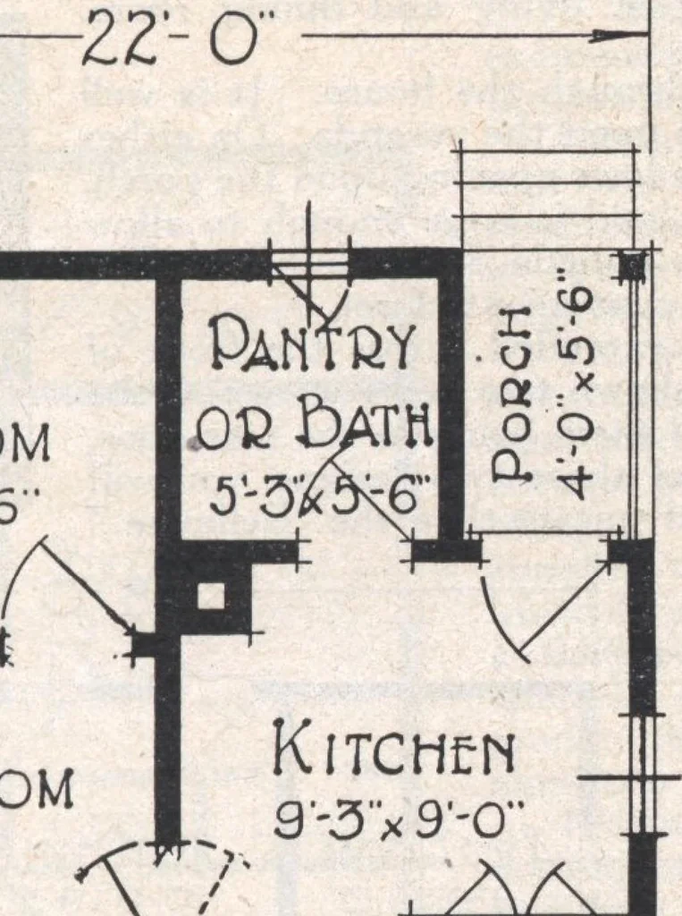 An illustration from Book A-7 of one hundred homes, 1917, leaf 22