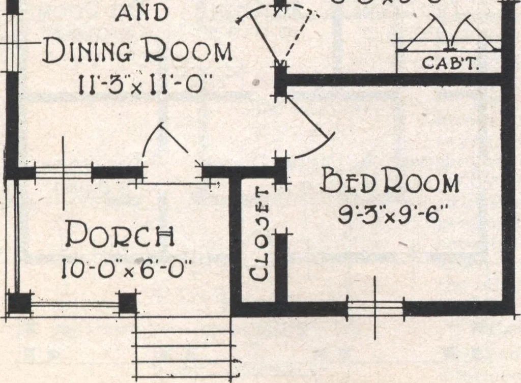 An illustration from Book A-7 of one hundred homes, 1917, leaf 22