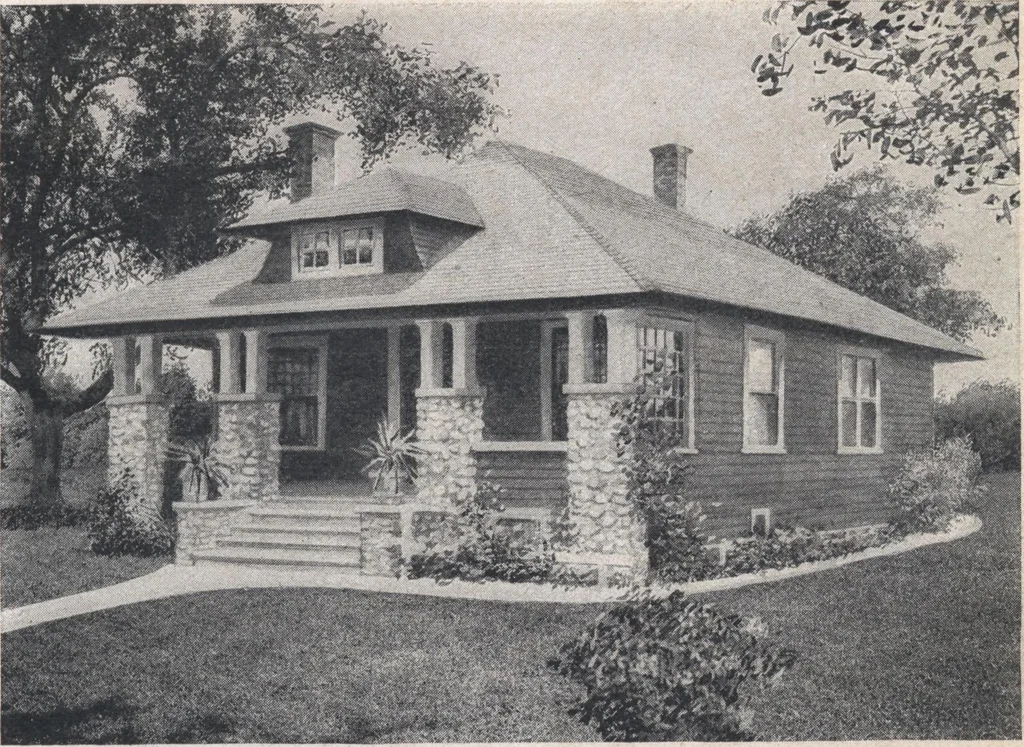 An illustration from Book A-7 of one hundred homes, 1917, leaf 28