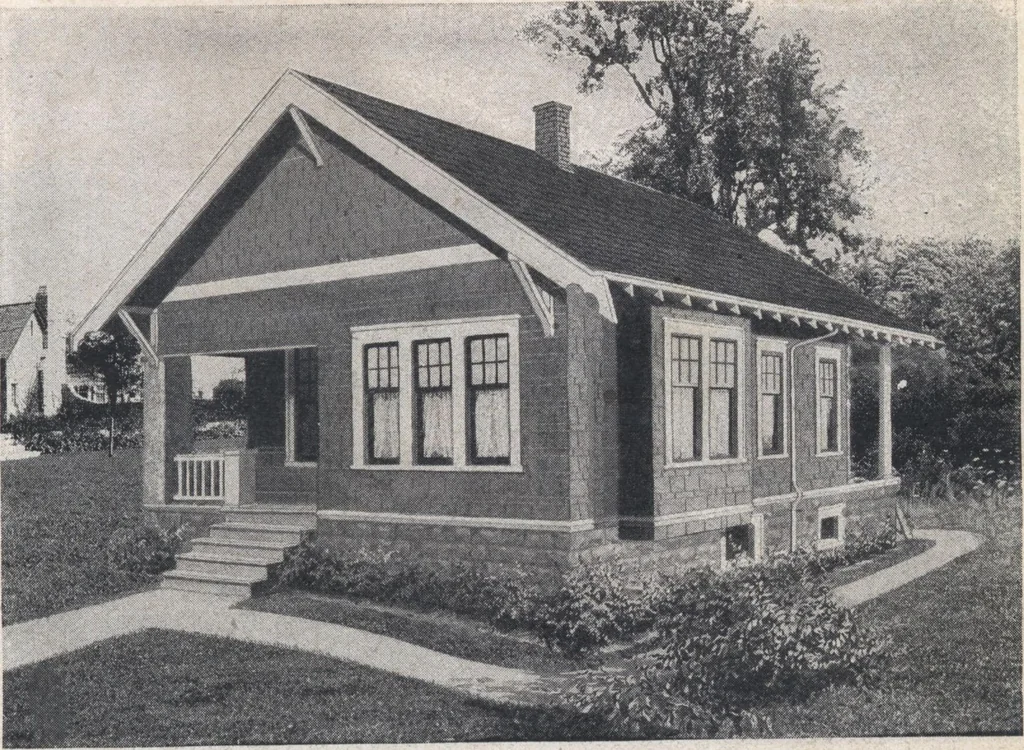 An illustration from Book A-7 of one hundred homes, 1917, leaf 30