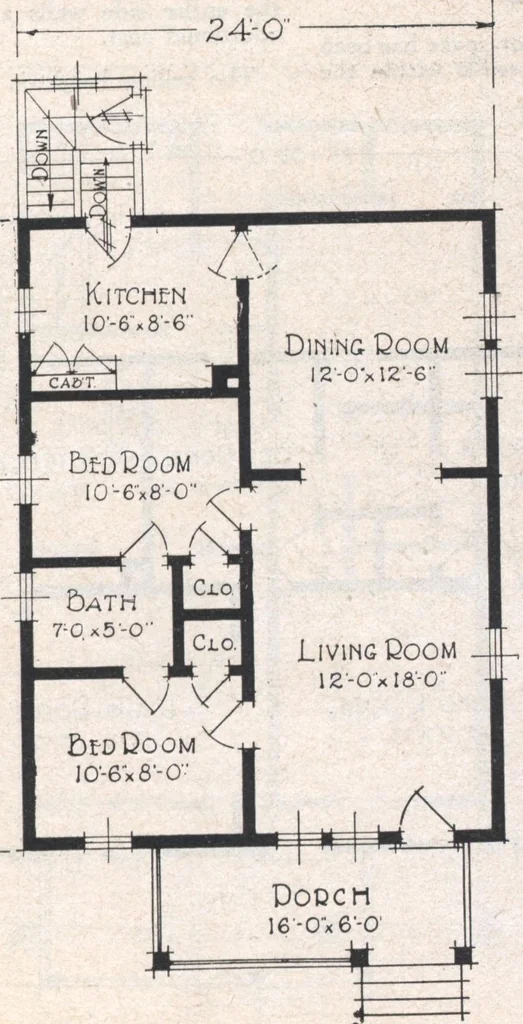 An illustration from Book A-7 of one hundred homes, 1917, leaf 32