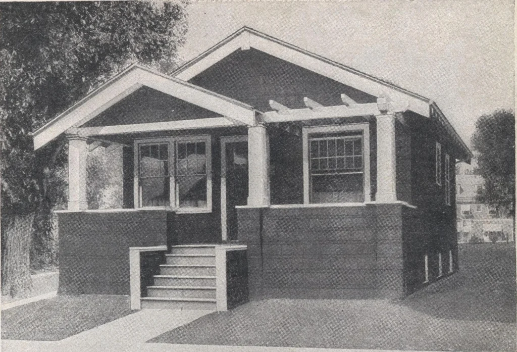 An illustration from Book A-7 of one hundred homes, 1917, leaf 34