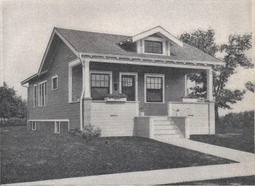 An illustration from Book A-7 of one hundred homes, 1917, leaf 42